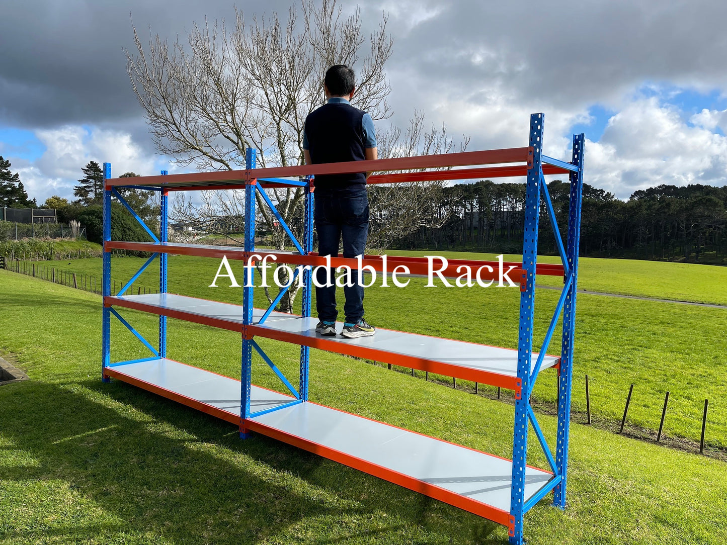 2.4m Twin Bay Warehouse Shelving (AF03T-24)