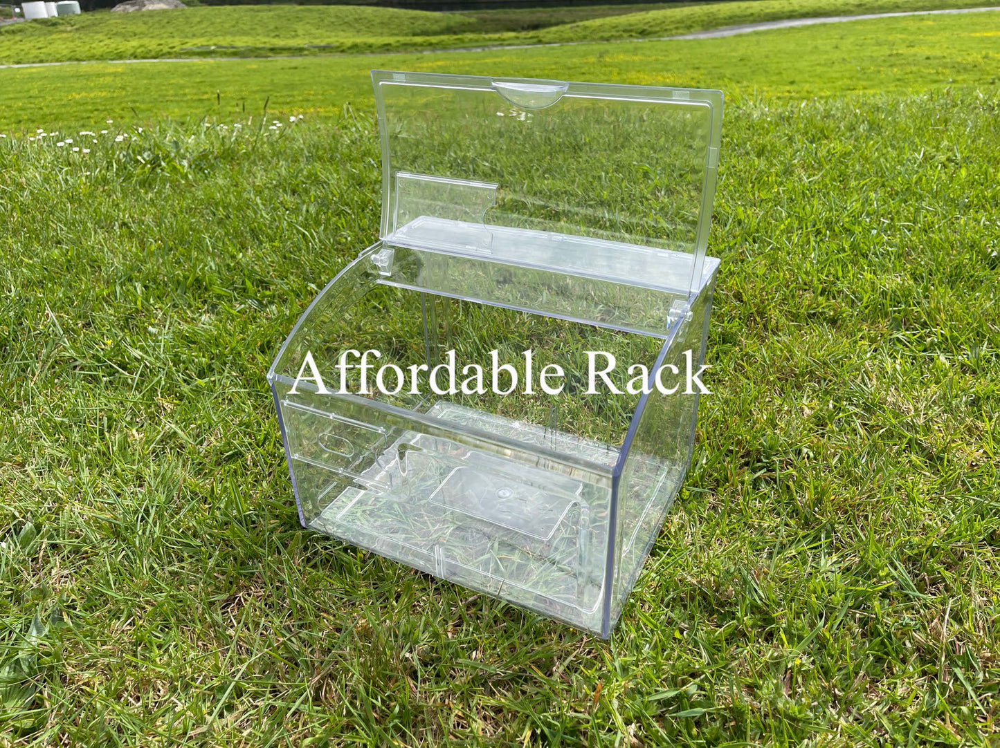 Bulk Bin with Lid for Retail Shelving (BIN220)