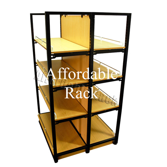Steel Frame with Wooden like Back Board and Shelves (SW1500D)