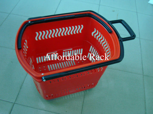 45L Shopping Basket with 4 Wheels