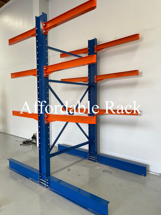 3m Cantilever Racking Double Sided (CAN3000D) with 500kg arms, 1000kg arms optional