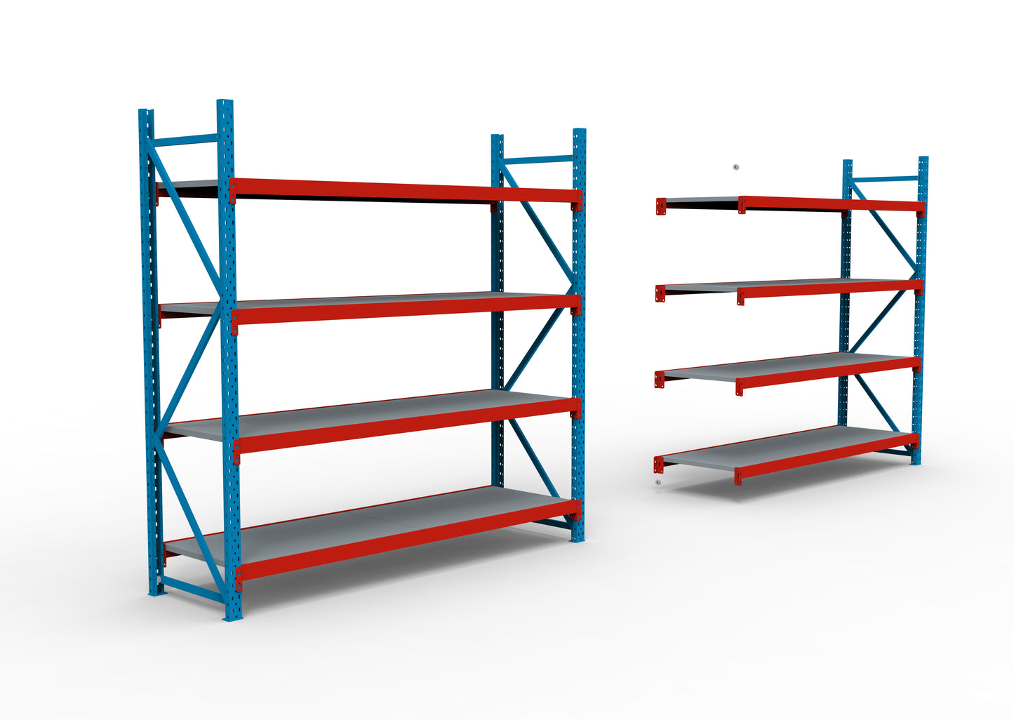 2000mm(H) x 4050(W) x 600(D) Twin Bay Warehouse Shelving (AF03T-20)