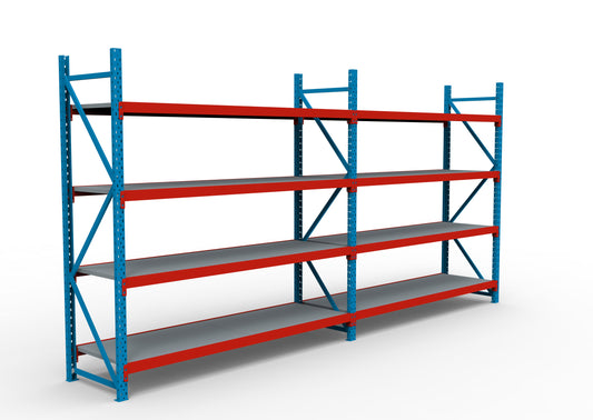 2.4m Twin Bay Warehouse Shelving (AF03T-24)