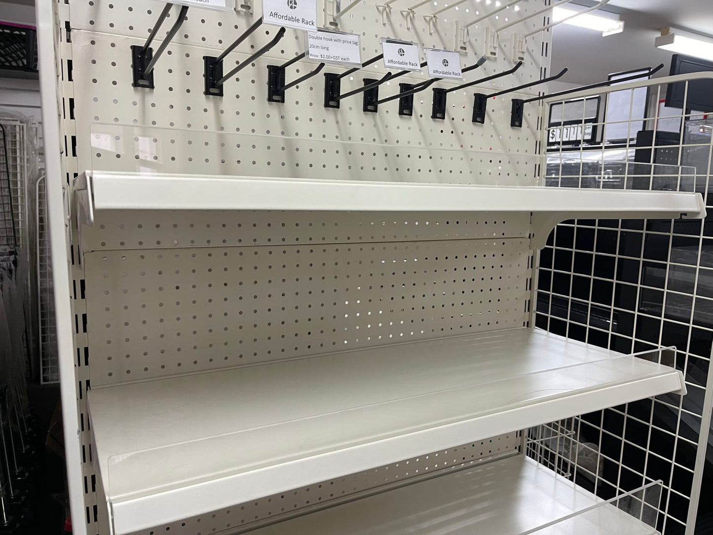 1800mm(H)x1200(W)x500(D), Single Side Shelving (AF02S)