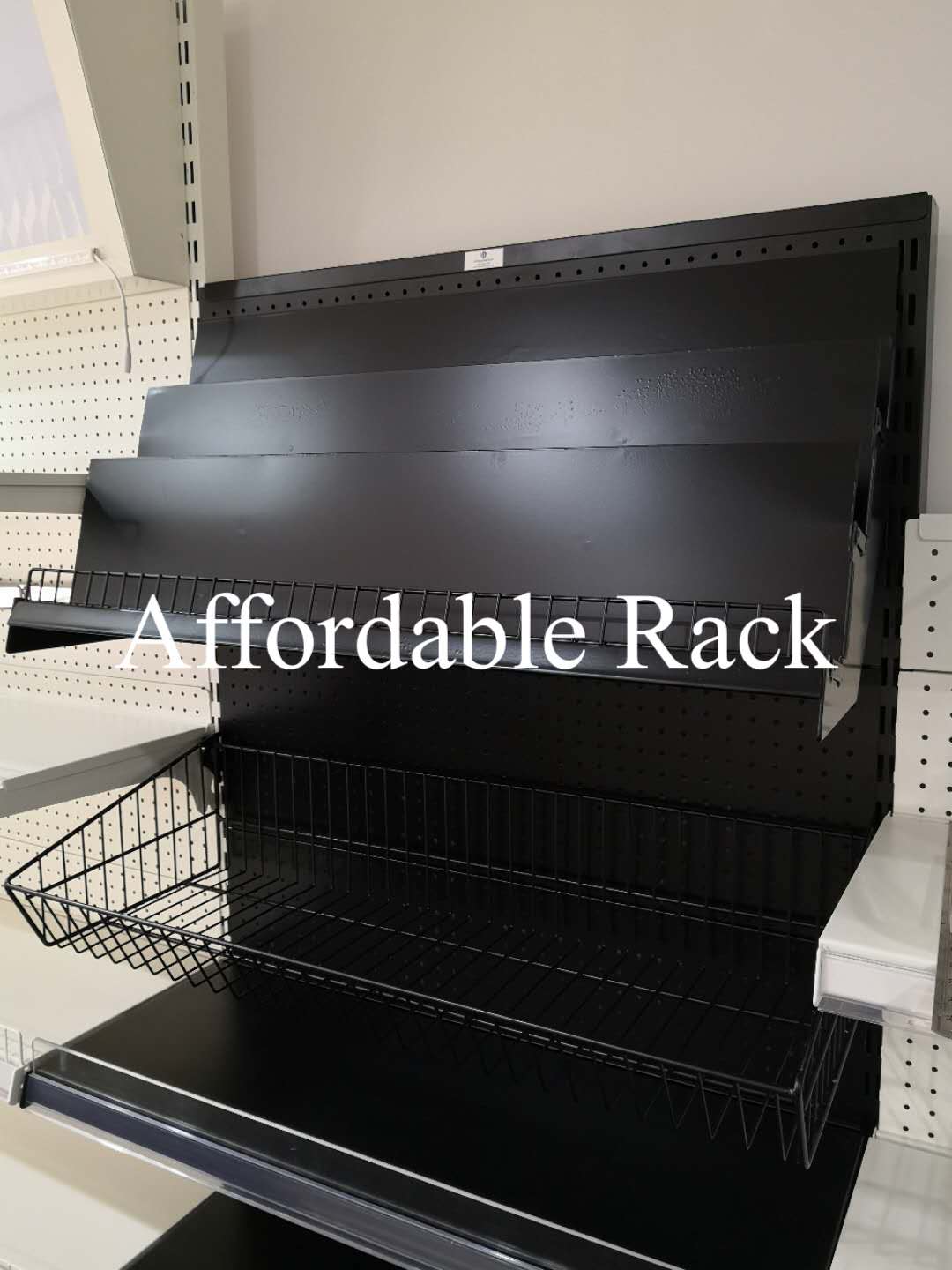 Magazine/Book Rack Black