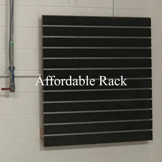 1.2m x 1.2m Slatwall Black (SS1200B)